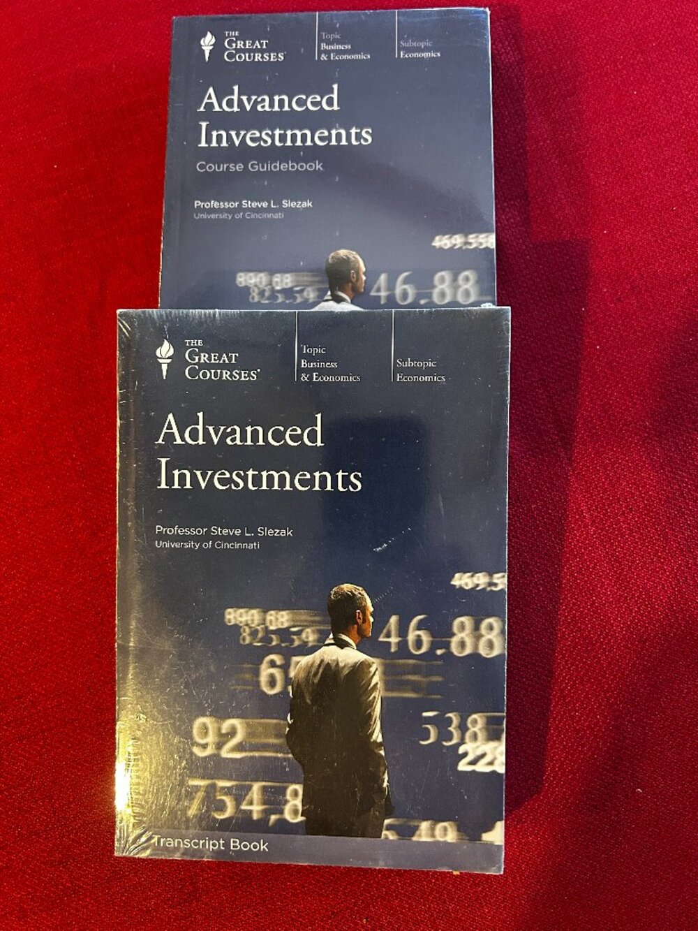 Great Courses Advanced Investments Books and DVD.